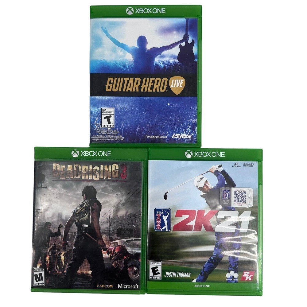 Dead Rising 3, Justin Thomas 2K21 PGA Tour, Guitar Hero Live